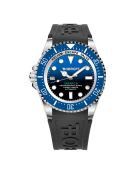 Montre Automatique Homme Tabarca en Caoutchouc noir/bleu