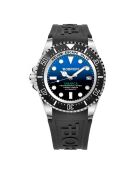 Montre Automatique Homme en Silicone noir/bleu