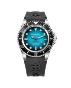 Montre Automatique Homme en Silicone noir/bleu