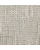 2 chaises Lina velours tramé crèmes - 56x55x77 cm