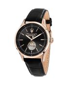 Montre Automatique Homme Sorpasso en Cuir noire