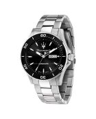 Montre Automatique Homme Competition en Acier argentée