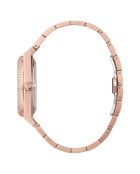 Montre Automatique Femme en Acier rose doré