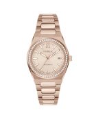 Montre Automatique Femme en Acier rose doré