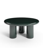 Table basse laquée Koda vert foncé - 80x80x37.5 cm