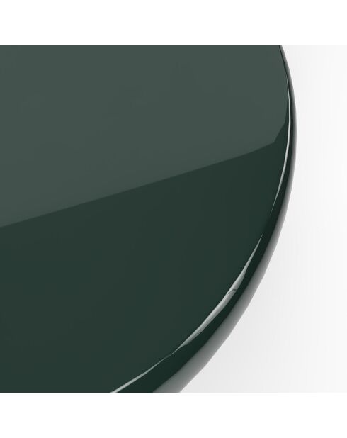 Table basse laquée Koda vert foncé - 80x80x37.5 cm