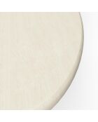 Table basse microciment Koda crème - 80x80x37.5 cm