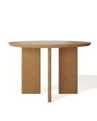 Table à manger Vera chêne clair - 140x120x78.5 cm