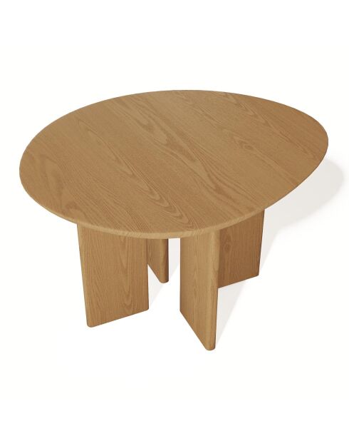 Table à manger Vera chêne clair - 140x120x78.5 cm