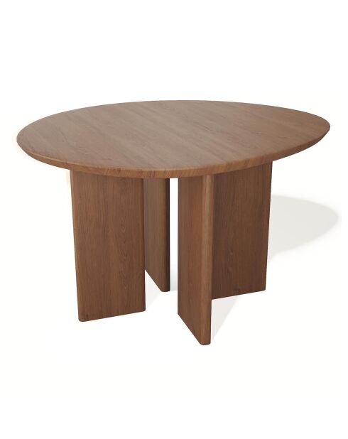 Table à manger Vera noyer - 140x120x78.5 cm
