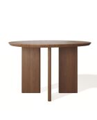 Table à manger Vera noyer - 140x120x78.5 cm