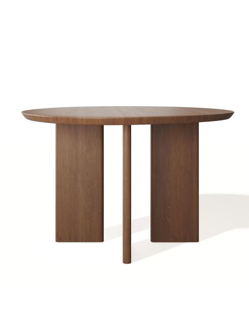 Table à manger Vera noyer - 140x120x78.5 cm