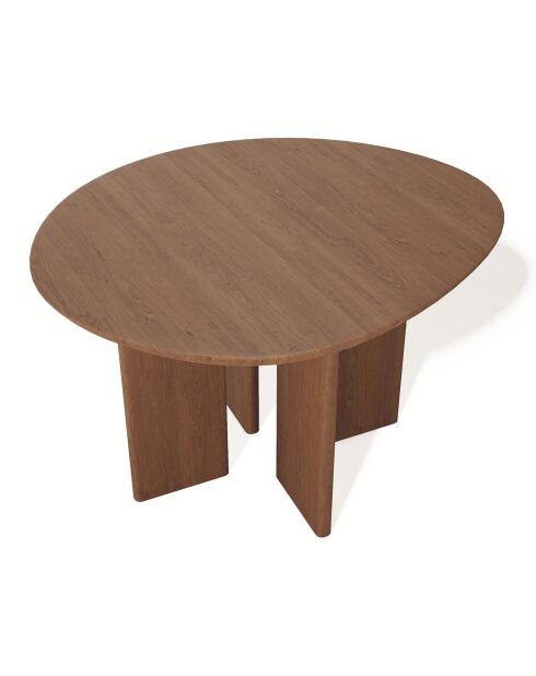 Table à manger Vera noyer - 140x120x78.5 cm