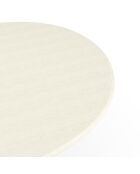 Tavolo da pranzo XL in microcemento Eolia crema - 200x100x76,5 cm