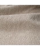 Fauteuil Yumi tissu bouclette beige - 66x76x76 cm