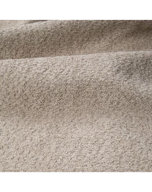 Fauteuil Yumi tissu bouclette beige - 66x76x76 cm