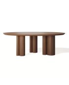 Table à manger Lira noyer - 220x110x76 cm