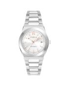 Montre Automatique Femme en Acier argentée