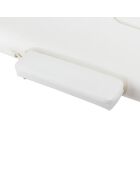TDM102 witte opvouwbare massagetafel met 2 zones - 215×80,5 × (62-84,5) cm