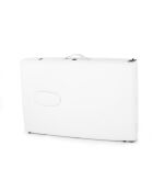 TDM102 witte opvouwbare massagetafel met 2 zones - 215×80,5 × (62-84,5) cm