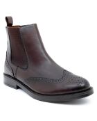 Chelsea Boots en Cuir Arnuba marron clair