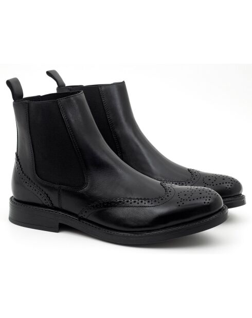 Chelsea Boots en Cuir Arnuba noires