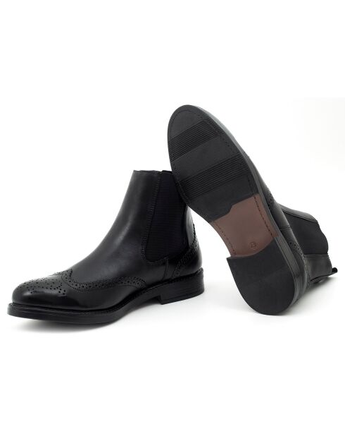Chelsea Boots en Cuir Arnuba noires