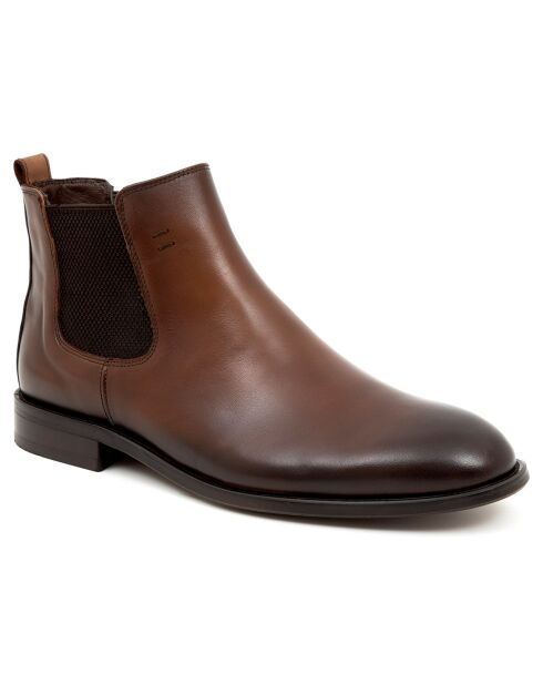Chelsea Boots en Cuir Arvila marron clair