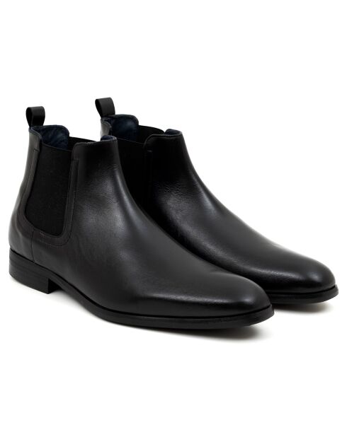 Chelsea Boots en Cuir Calimens noires