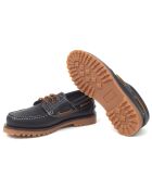 Chaussures Bateau en Cuir Crimorla bleues