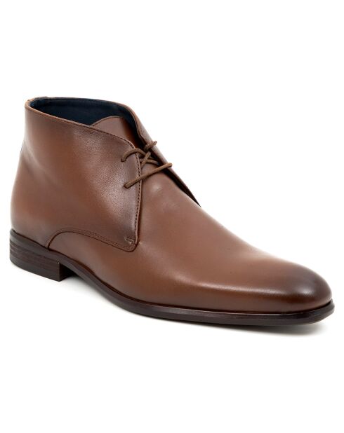 Boots en en Cuir Crumens marron clair