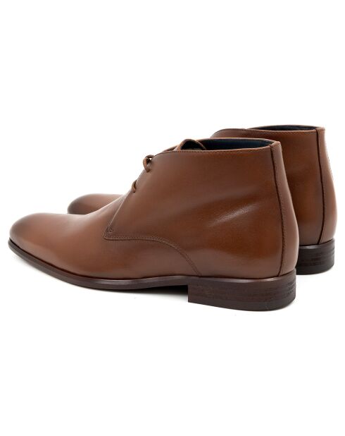Boots en en Cuir Crumens marron clair
