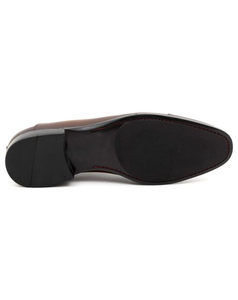 Oxford en Cuir Darnel marron clair