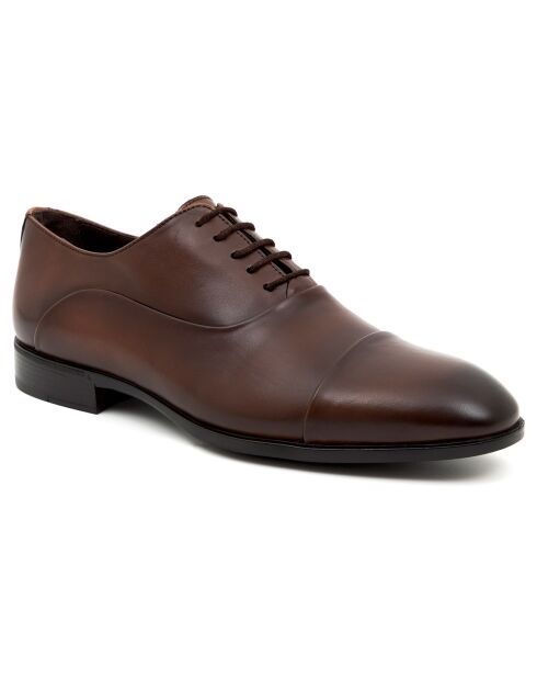 Oxford en Cuir Darnel marron clair