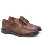 Derbies en Cuir Denaro marron clair