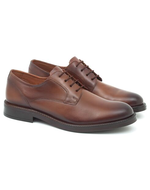 Derbies en Cuir Denaro marron clair