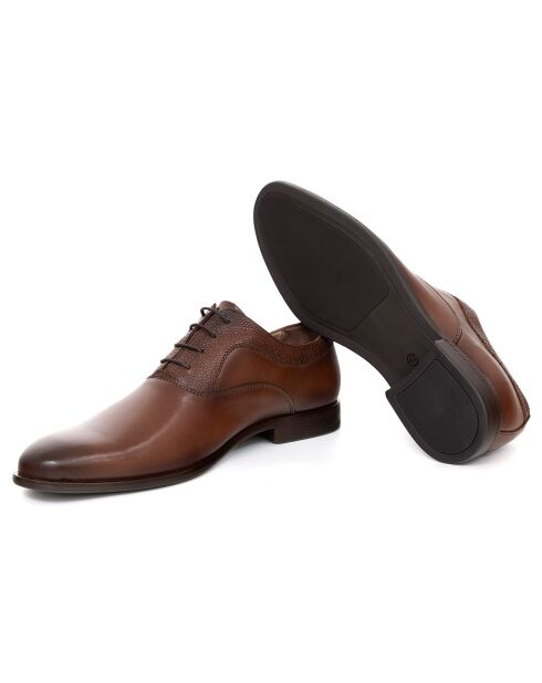 Oxford en Cuir Dorlin marron clair