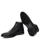 Chelsea Boots en Cuir Ebron noires