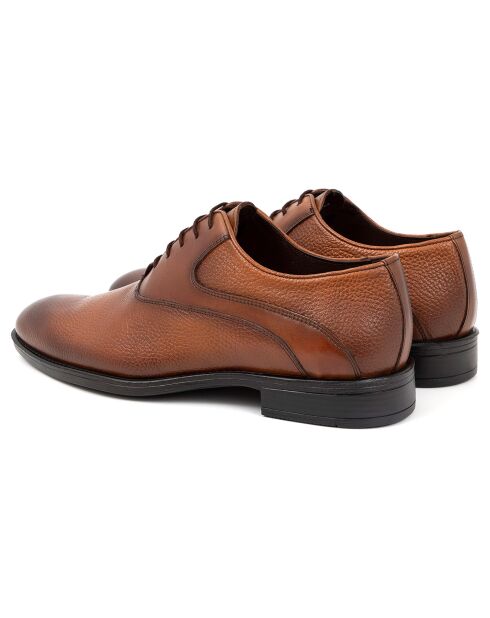 Oxford en Cuir Fenira marron clair