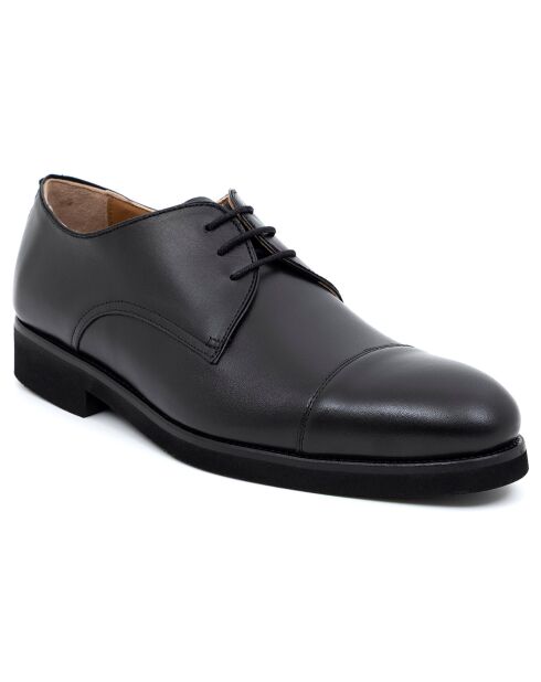 Derbies en Cuir Frak noires