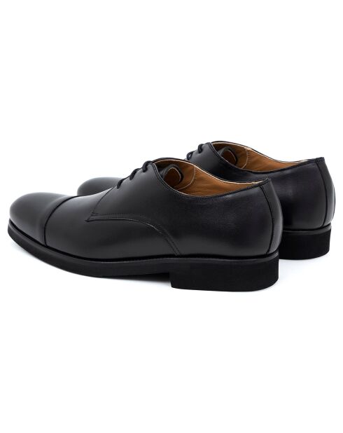 Derbies en Cuir Frak noires