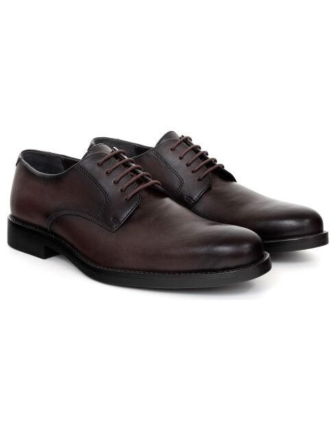 Derbies en Cuir Ilvano marron