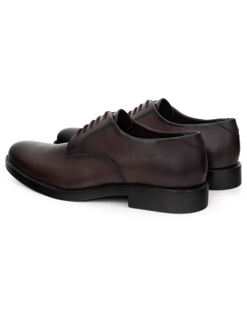Derbies en Cuir Ilvano marron