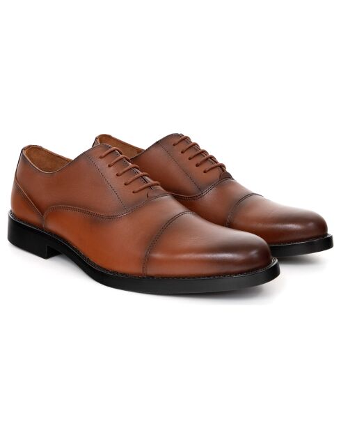 Oxford en Cuir Jarnel marron clair