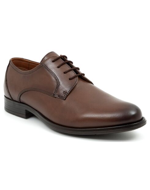 Derbies en Cuir Juberman marron clair