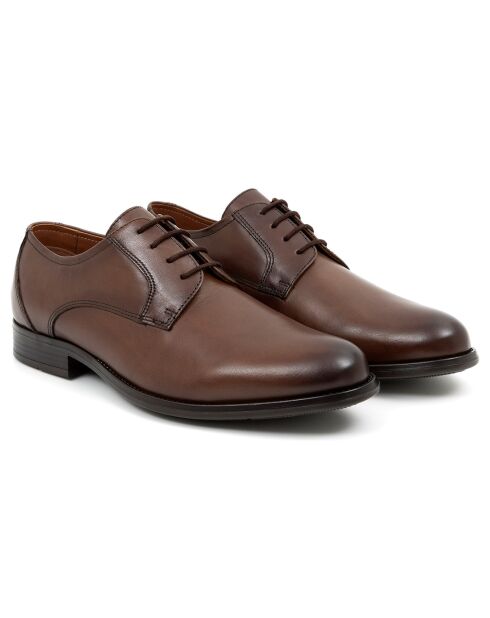 Derbies en Cuir Juberman marron clair