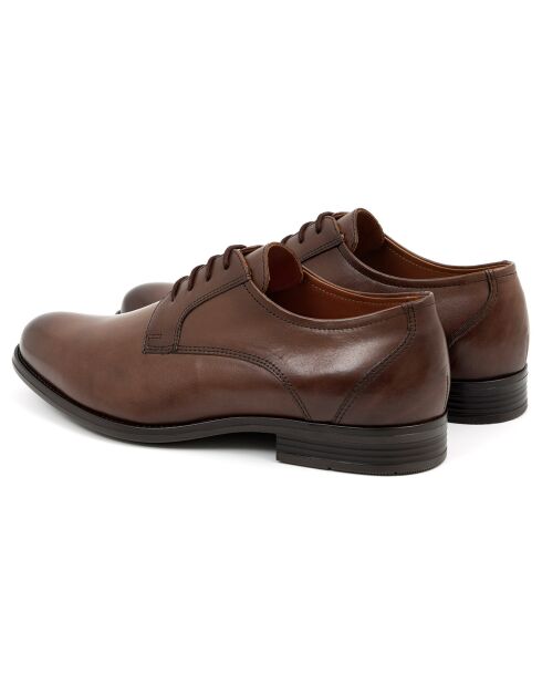 Derbies en Cuir Juberman marron clair