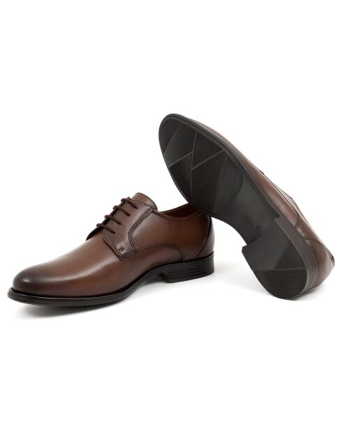 Derbies en Cuir Juberman marron clair