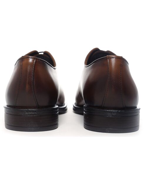 Oxford en Cuir Kaelun marron clair