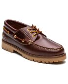 Chaussures Bateau en Cuir Kelen marron clair